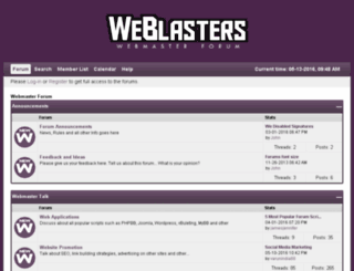 weblasters.com screenshot