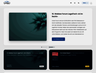 weblaw.ch screenshot