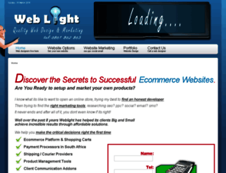 weblight.co.za screenshot