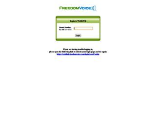 weblink3.freedomvoice.com screenshot