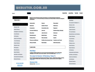 weblister.com.ar screenshot