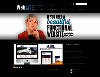 weblite.com.au screenshot