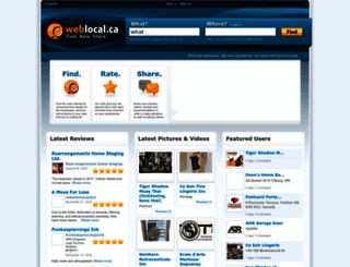 weblocal.ca screenshot