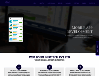 weblogixinfotech.com screenshot