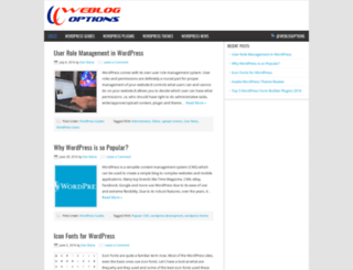 weblogoptions.com screenshot