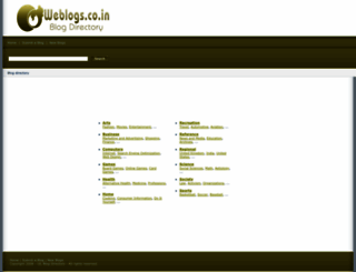 weblogs.co.in screenshot