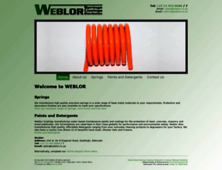 weblor.co.za screenshot