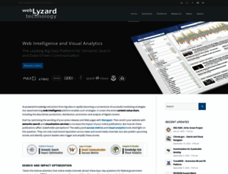 weblyzard.com screenshot