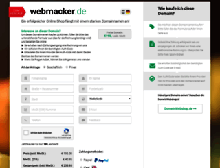 webmacker.de screenshot