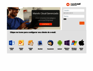 webmail-beta.mandic.com.br screenshot