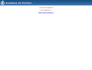 webmail.ac-poitiers.fr screenshot