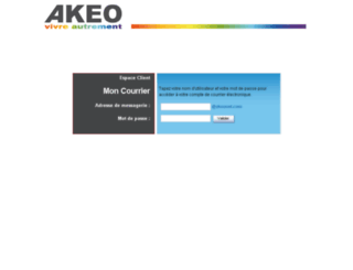 webmail.akeonet.com screenshot
