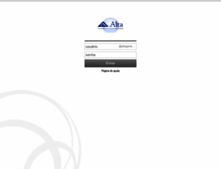 webmail.altagenetics.com.br screenshot