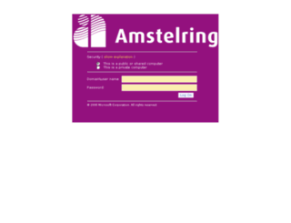 webmail.amstelring.nl screenshot
