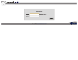 webmail.andaraki.com.br screenshot