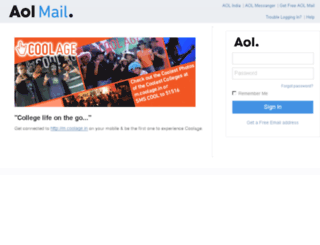 webmail.aol.in screenshot