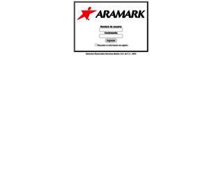 webmail.aramark.com.mx screenshot