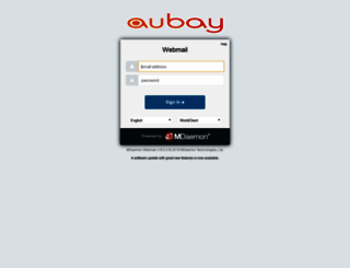 webmail.aubay.it screenshot