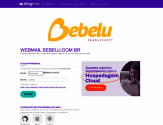 webmail.bebelu.com.br screenshot