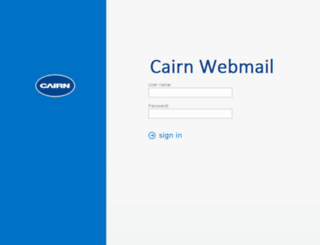 webmail.cairnindia.com screenshot