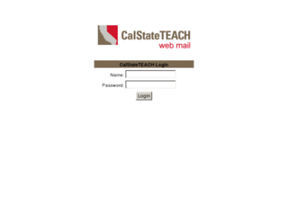 webmail.calstateteach.net screenshot