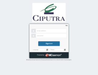 webmail.ciputra.co.id screenshot