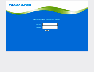 webmail.commander.net.au screenshot