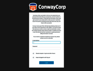 webmail.conwaycorp.net screenshot