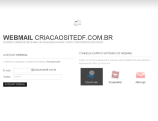 webmail.criacaositedf.com.br screenshot