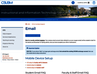 webmail.csusm.edu screenshot