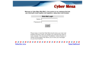 webmail.cybermesa.com screenshot
