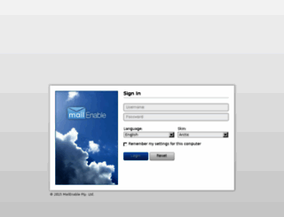 webmail.deriksaz.com screenshot