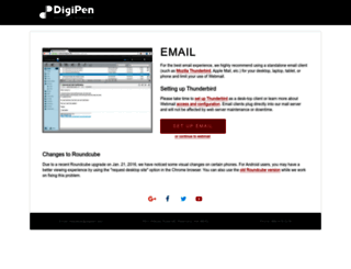 webmail.digipen.edu screenshot
