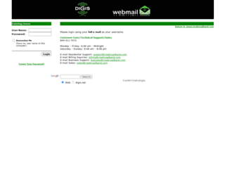 webmail.digis.net screenshot
