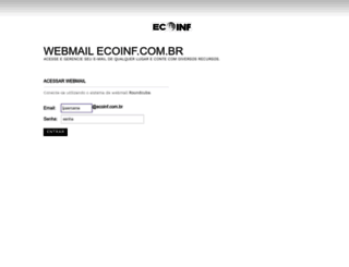 webmail.ecoinf.com.br screenshot
