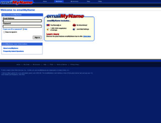 webmail.emailmyname.com screenshot