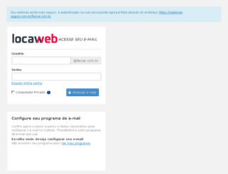 webmail.faccar.com.br screenshot