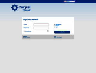 webmail.forpsi.com screenshot