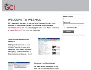 webmail.gci.net screenshot
