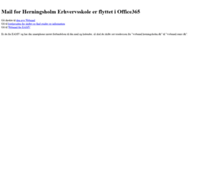 webmail.herningsholm.dk screenshot