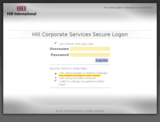 webmail.hillintl.com screenshot