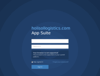webmail.holisollogistics.com screenshot