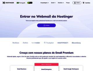 webmail.hostinger.com.br screenshot