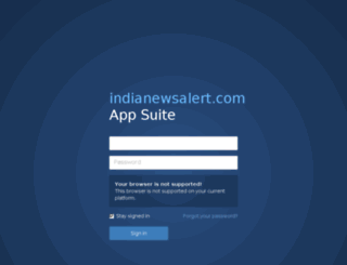 webmail.indianewsalert.com screenshot