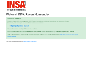 webmail.insa-rouen.fr screenshot