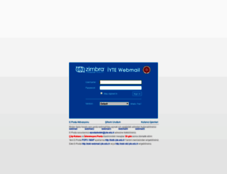 webmail.iyte.edu.tr screenshot
