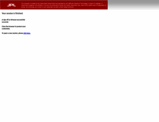 webmail.jpl.nasa.gov screenshot