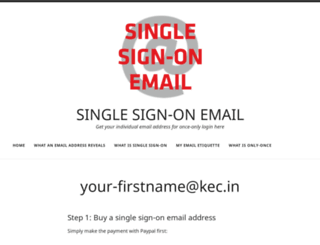 webmail.kec.in screenshot