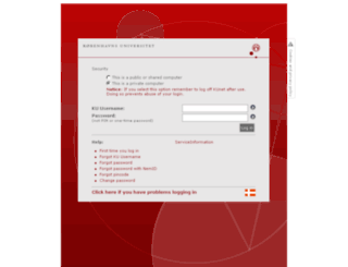 webmail.ku.dk screenshot