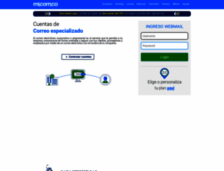 webmail.mi.com.co screenshot
